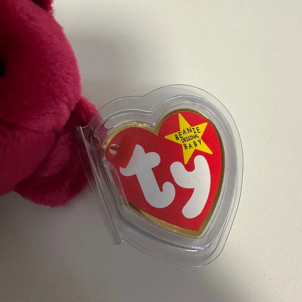 Ty Valentina Beanie Baby Bear Plush Toy Red Valentine's Day Canadian Tush NWT